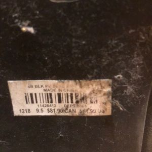 Woman’s black booties